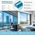 thumbnail image 6 of Window Film, 79 Inch Static Cling One Way Privacy Tint, Heat Blocking UV Protection Anti Glare Glass Sticker for Home, Bedroom, Office, Daytime Privacy, 6 of 7