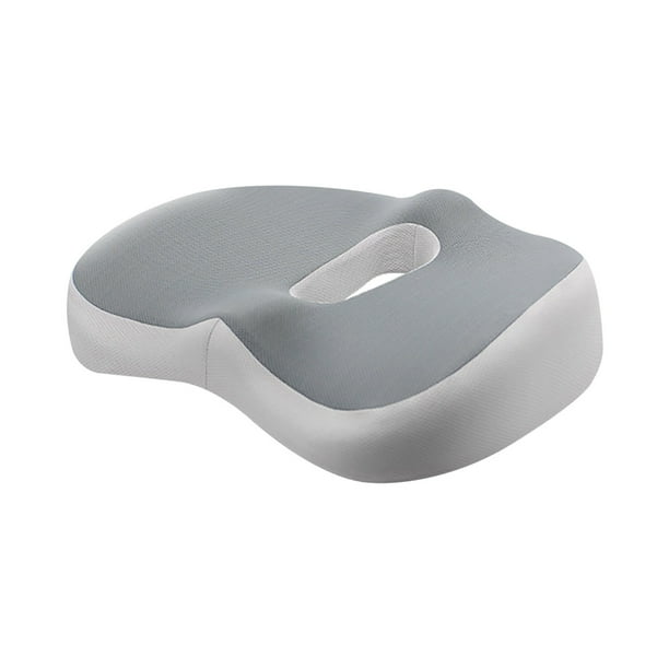 Cojín ortopédico para asiento, cojines para silla de escritorio de oficina, cojín para asiento de coche, cojín para aliviar la presión, cojín ortopédico de espuma para asiento, almohada ortopédica pa