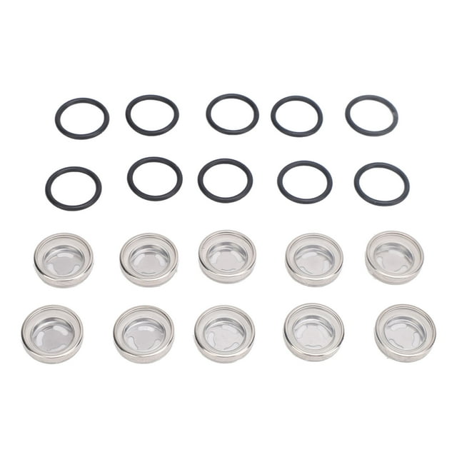 10pcs Motorcycle Brake Sight Glass, Brake Master Cylinder Reservoir Sight Gasket Set with O , Motorcycle Front Rear Brake Master for Most Motorcycles And ATVs