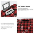 thumbnail image 3 of Naloa Red Buffalo Plaid Elastic Suitcase Protector, Travel Suitcase Protector Cover Fits 18-32in Suitcase(No luggage included)-X-Large, 3 of 7