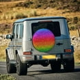 thumbnail image 5 of Vsdgher Rainbow Glitter for Spare Tire Cover, Tire Wheel Protector Wheel Cover Fit for Truck,Trailer,RV,SUV,Camper and Most Vehicle-17 inch, 5 of 6