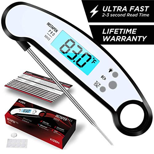 Kizen Instapen Pro Instant Read Meat Thermometer Best Waterproof