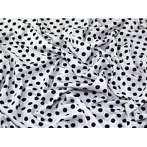 Minerva Ponte Roma Double Stretch Knit Fabric Ivory & Navy Blue - per yard