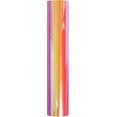 thumbnail image 2 of Holographic Adhesive Vinyl Roll - Permanent Craft Glossy & Waterproof Vinyl | 12" x 6\' | for Decal, Signs, Stickers, Opal Coral Orange, 2 of 4