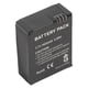 thumbnail image 5 of Batería de ión de litio recargable del reemplazo de la batería 1600mAh de la cámara de la acción para la cámara de los deportes, 5 of 5