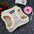 thumbnail image 2 of Didog Soft/Cosy Dog Vest Harness and Leash Set Cute Warm Fleece Padded No Pull Escape Proof Cat Jacket Harness for Walking, 2 of 10