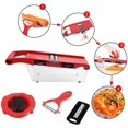 thumbnail image 3 of Vegetable Slicer Stainless Steel Vegetable Cutter 6 Blades Professional Mandolin Vegetable Grater Removable, 3 of 7