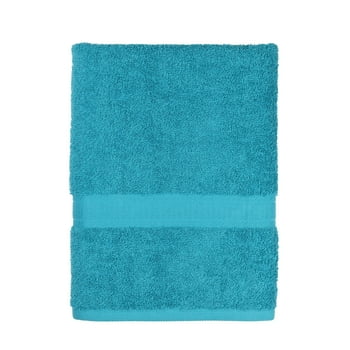 Mainstays Solid Bath Towel, Turquoise