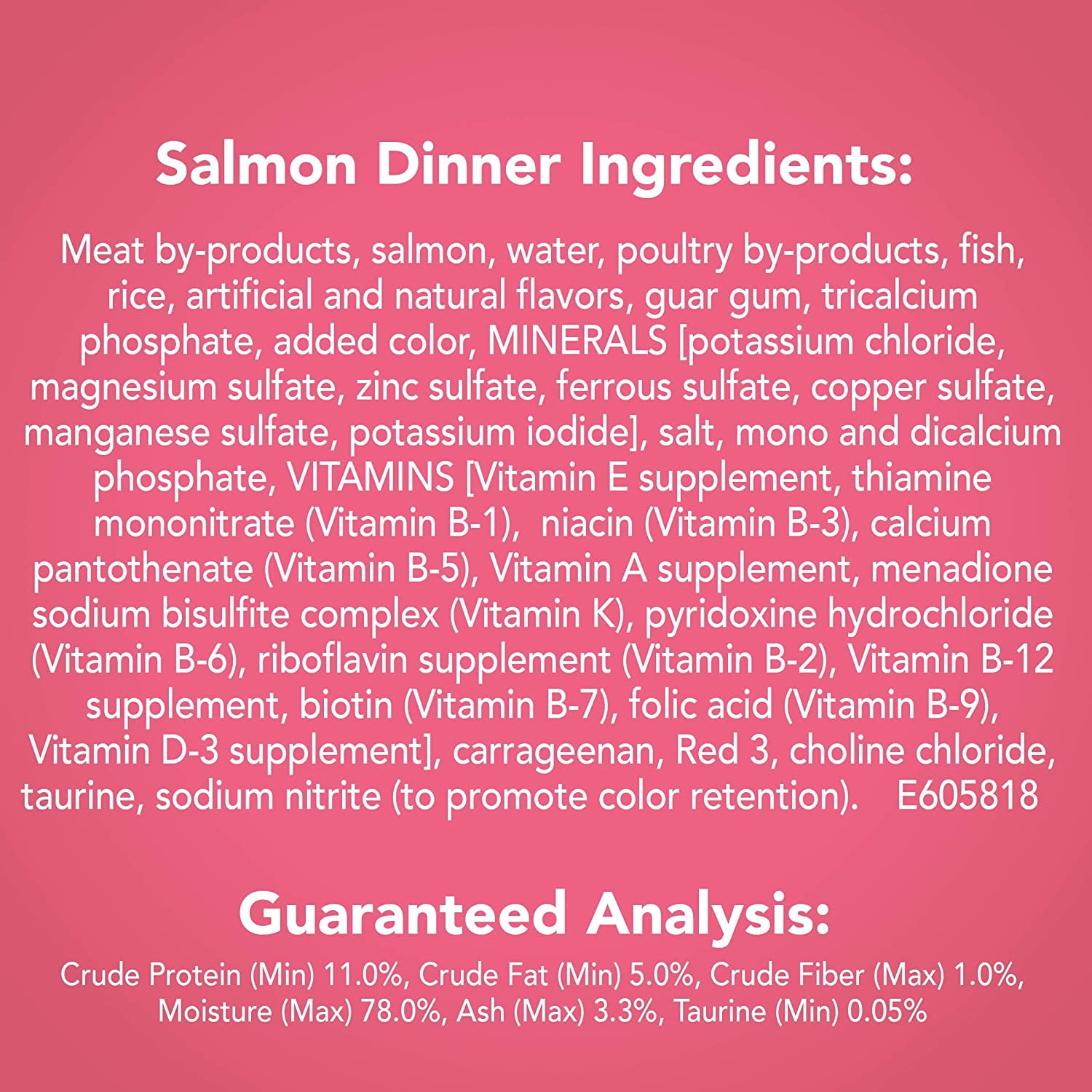 Friskies Pate Salmon Dinner Wet Cat Food, 5.5 OZ , 12 Count