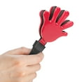 thumbnail image 4 of Windy City Novelties 12-Pack 7-Inch Mini Hand Clappers - Bulk Noisemakers for Parties, Celebrations, and Events - Red/Black, 4 of 6