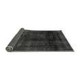 thumbnail image 2 of Ahgly Company Indoor Round Abstract Gray Modern Area Rugs, 6' Round, 2 of 4