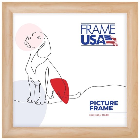 Corporate Rounded American Maple 24x24 Inch Picture Frame