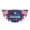 C, variant on 4th of July USA Flag Semi-Circular 250th Anniversary, Outdoor Semi-Circular American Flags for Independence Day, Patriotic Half Round USA Banner for Home Decor
