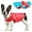 Red blue, variant on Coloody Dog Double-Sided Down Jacket,Pet Clothes for Small Medium Dogs