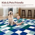 thumbnail image 5 of Modern Checkered Pattern Soft Area Rug, Non Slip, Stain Resistant, Washable Area Rugs for Living Room, Bedroom, Floor Mat 3x5ft, 5 of 6