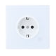 thumbnail image 4 of Toma de corriente inteligente 16A Panel de sincronización de pared inteligente de 1 vía Enchufe europeo blanco 95‑245V ZK‑EU16M (tipo Wifi) VoborMX herramienta, 4 of 8