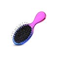 thumbnail image 2 of Peine de masaje con base de aire y cerdas de jabalí, diseño ergonómico para un cepillado sin estrés, ideal para cabello húmedo o seco, colores degradados, práctico y ligero., 2 of 7