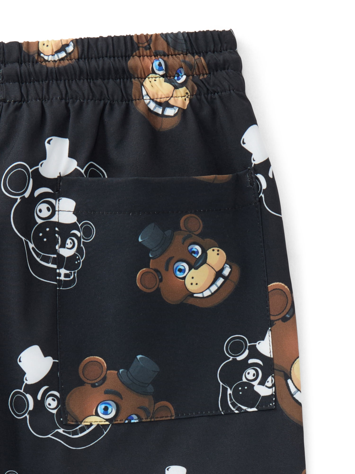 Five Night at Freddy's Boys' Print Swim Shorts, Sizes XS-XL