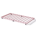 thumbnail image 2 of Memoryfield Twin Size Roll-Out Trundle Bed Frame, Metal Frame with Wheels & Slat Support, Pink, 2 of 6