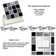 thumbnail image 3 of 20 Hojas De Transferencia De Azulejos De Mosaico para Decoración del Hogar, Calcomanías Autoadhesivas para Azulejos Despegar Y Pegar, Etiqueta Engomada para Azulejos contra Salpicaduras A Prueba De, 3 of 6