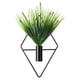 thumbnail image 5 of Bewildely Soporte geométrico decorativo para plantas, jarrón colgante de Metal sencillo y generoso, soporte para plantas de pared, hojas verdes hojas verdes negras 2Conjunto, 5 of 6