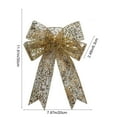 thumbnail image 2 of FastXmas 5Pc Christmas Sequins Bows Decoration,Christmas Nylon Clear Bows for Christmas Tree Decoration,Shopping Mall Decoration Bow Pendant for Gift Wrap,Window,Wall,Xmas Tree Decor(11.8x7.8 In), 2 of 5