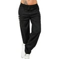 thumbnail image 1 of Decodeary Pantalons Amples pour Femmes, Pantalons de Jambe, Extérieur, Multifonction, Mode, pour Rendez-Vous, Multicolore, Noir P, 1 of 6