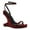 Red, variant on FSJ Women Wedge Heel Strappy Sandals with Platform Open Toe Adjustable Ankle Strap Comfortable Summer Shoes Size 8 Black