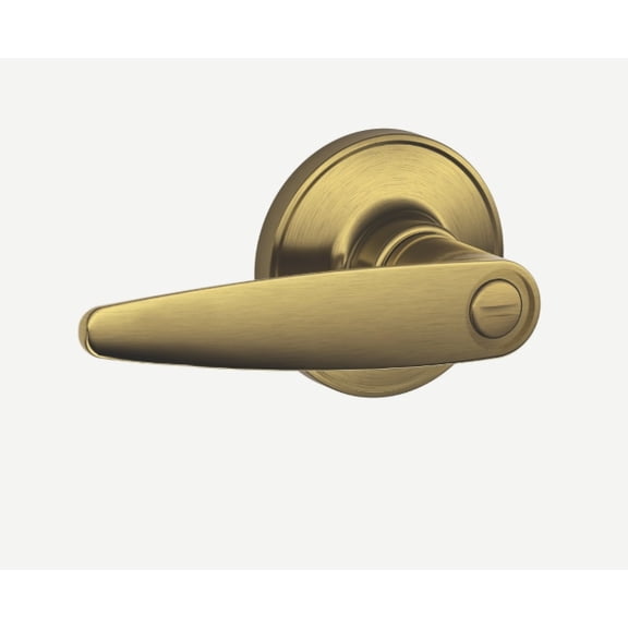 Dexter by Schlage J40DOV609 Dover Bed and Bath Lever, Antique Brass