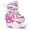 Pink, variant on Girls Ice Skates for Kids 4 Size Adjustable Rainbow Ice Skate with Fleece Lining for Outdoor & Rink