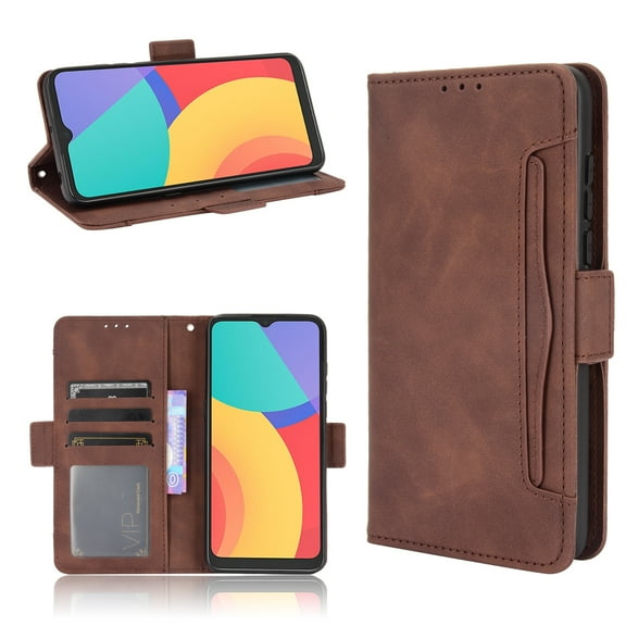 For TCL 20Y / Alcatel 1S 2021 Skin Feel Calf Pattern Leather Phone Case