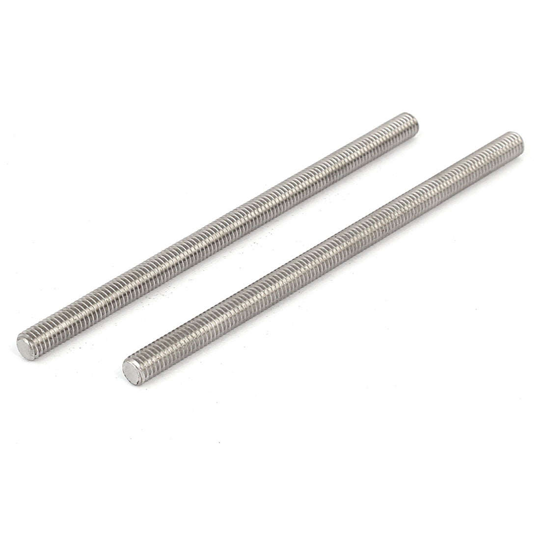 M5 x 110mm 304 Stainless Steel Fully Threaded Rod Bar Studs Silver Tone 5 Pcs