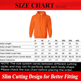 thumbnail image 5 of Gildan Heavy Blend Safety Pullover Hoodie, Safety Orange, Soft Fleece Hooded Sweatshirt, XL, 5 of 5