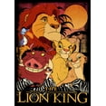 thumbnail image 2 of Boy's Lion King Retro Distressed Friends  Graphic Tee Black Large, 2 of 5