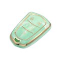 thumbnail image 1 of Funda para llave compatible con Cadillac Escalade ATS CTS, patrón de porcelana de 5 botones, moda, suave, TPU, verde, mando a distancia, sin llave, inteligente, funda protectora, 1 of 1