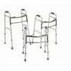 Medline Youth Two Button Folding Walkers with 5" Wheels