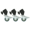 thumbnail image 3 of Domqga 3pcs 22mm Swivel Caster Wheels Set For Photography Light Stand Studio Photo Video Shooting Locking Caster Set With Brake,Light Stand Swivel Casters,Locking Caster Set For Light Stands, 3 of 8