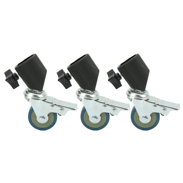 Locking Caster Set, Light Stand Swivel Casters Durable Multi Purpose With Brake For Tripods For Photography Light Stand ANGGREK Otros