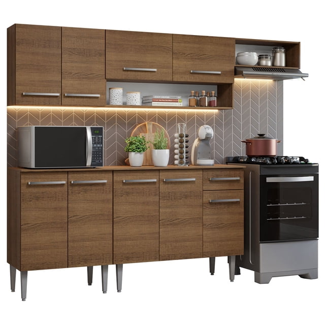 Cocina Integral Completa Modular Madesa Emilly 229cm