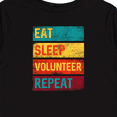 thumbnail image 4 of Inktastic Volunteering Eat Sleep Volunteer Repeat Boys or Girls Long Sleeve Toddler T-Shirt, 4 of 5