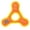Orange-Yellow, variant on DuraForce TriangleRing Tiger Orange-Yellow Durable Woven Mesh Fiber Squeaky Dog Toy