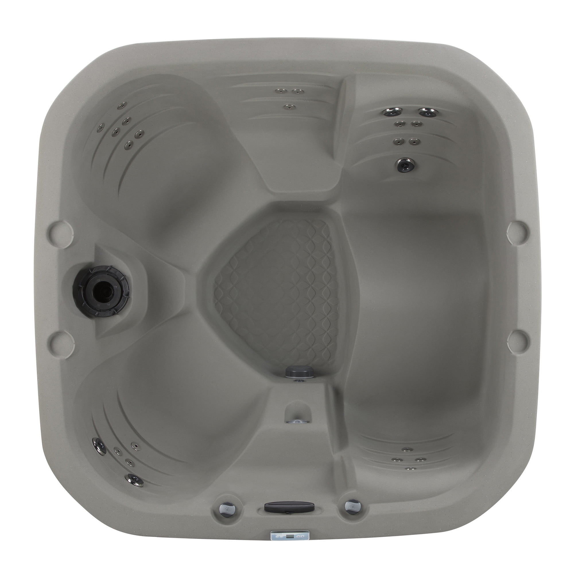 All New 2025 HydroLuxe MAUI LOUNGER Taupe/Brown Hot Tub - 5-person, 26 Jets, Convertible 110v/220v