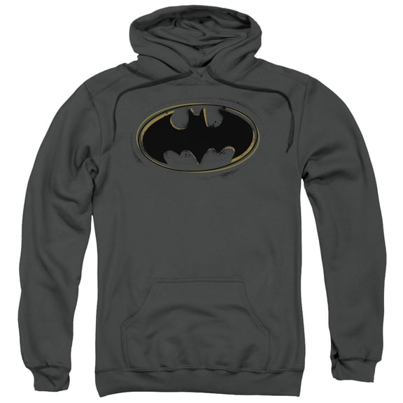 Batman - Spray Paint Logo - Pull-Over Hoodie - Medium