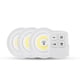 thumbnail image 1 of Ounissouiy Luz COB regulable inalámbrica para debajo del armario con Control remoto, luces de armarios de para armario, iluminación de baño Iluminación navideña luz calida Ounissouiy HA024828-02, 1 of 1