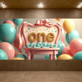 thumbnail image 5 of Glittery One Letter Banner for First Birthday Party Decorative Backdrop Party Supplies Photography Props Balloon Decorations Celebration Background, 5 of 8