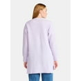 thumbnail image 3 of Time and Tru Women’s and Women’s Plus Super Soft Longline Cardigan Sweater, Lightweight, Size XS-4X, 3 of 5