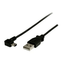 StarTech 3 ft Mini USB Cable - A to Right Angle Mini B