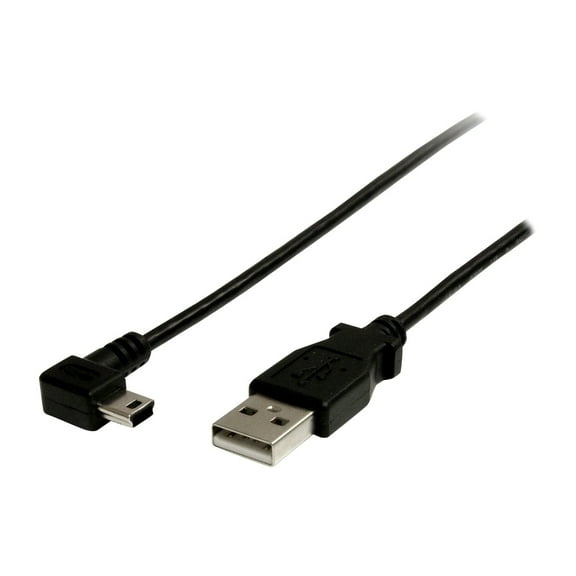 StarTech 3 ft Mini USB Cable - A to Right Angle Mini B