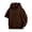 Brown, variant on Hoodie for Kids Zip up Jacket Unisex Lightweight Casual Sweatshirt with Zip off Sleeve Convertible Black Hoodies Size 5-15 Years