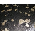 thumbnail image 2 of HomeRoots 334434 Gold Devore on Black Brazilian Cowhide Rug, 2 of 5